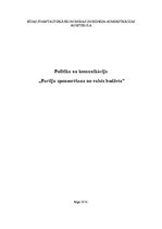 Referāts 'Partiju sponsorēšana no valsts budžeta', 1.