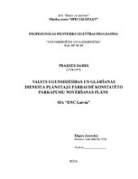 Prakses atskaite 'Valsts ugunsdzēsības un glābšanas dienesta plānotajā pārbaudē konstatēto pārkāpu', 1.