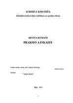 Prakses atskaite 'Prakse SIA "Vēl vairāk saules"', 1.