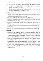 Referāts 'Patvēruma meklētāju uzņemšanas procedūras piemērošana Latvijā un ar to saistītās', 30.