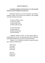 Eseja 'Eduarda Veidenbauma dzīves problēmas un intereses', 1.