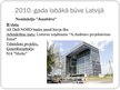 Prezentācija 'Būvniecības nozares stāvoklis Latvijā', 11.