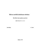 Paraugs 'Bērnu mobilās zīmēšanas sistēmas darbības koncepcijas apraksts', 1.