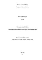 Referāts 'Banketa organizēšana', 1.