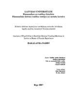 Diplomdarbs 'Izlietoto dzērienu iepakojumu savākšanas automātu ieviešanas iespēju analīze, iz', 1.