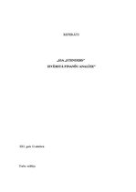 Referāts 'SIA "Stenders" izvērstā finanšu analīze', 1.