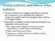 Prezentācija 'Iekšējā un ārēja auditora sadarbība audita procesā', 3.