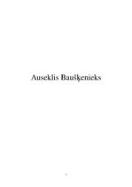 Konspekts 'Auseklis Baušķenieks', 1.