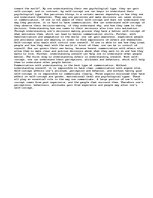 Eseja 'Interpersonal Relationships', 2.
