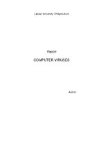 Konspekts 'Computer Viruses', 1.
