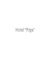 Konspekts 'Hotel "Riga" ', 1.