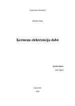 Referāts 'Ķermeņu elektrizācija dabā', 1.