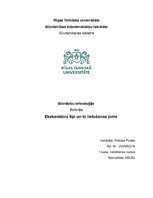 Konspekts 'Ekskavatoru tipi un to lietošanas joma', 1.