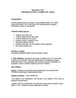 Konspekts 'Restorāna "X" mārketinga darbības stratēģija 2007.gadam', 1.