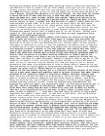 Eseja 'The Texas Water Shortage', 1.