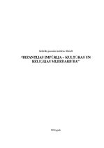 Referāts 'Bizantijas impērija - kultūras un reliģijas mijiedarbība', 1.