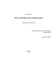 Referāts 'Datoru tehnoloģijas skolas psihologa darbā', 2.