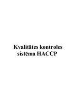 Referāts 'Kvalitātes kontroles sistēma HACCP', 1.