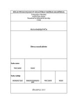 Referāts 'Bērna muzikalitāte', 1.