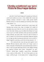 Eseja 'Cilvēku priekšstati par laimi Rūdolfa Blaumaņa darbos', 1.