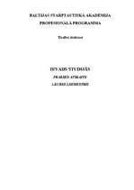 Prakses atskaite 'Iepazīšanās prakse', 1.