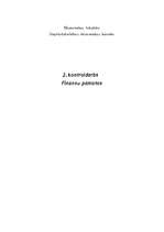 Konspekts 'Finanšu pamati', 1.