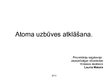 Prezentācija 'Atoma uzbūves atklāšana', 1.