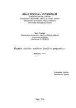Diplomdarbs 'Eksporta attīstības tendences un prognozes Latvijā', 17.