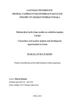 Diplomdarbs 'Bezkontaktu karšu tirgus analīze un attīstības iespējas Latvijā', 1.