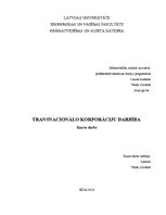 Referāts 'Transnacionālo korporāciju darbība', 1.