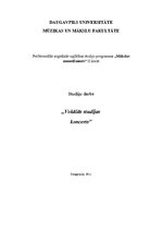 Referāts 'Māmiņu dienas koncerts', 1.