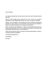 Paraugs 'Complaint Letter', 1.