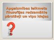 Prezentācija 'Apgaismības laikmeta filosofijas redzamākie pārstāvji un viņu idejas', 1.