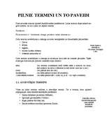 Konspekts 'Loģikas termini', 1.