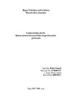 Konspekts 'Laboratorijas darbs. Konstruktīvo būvmateriālu eksperimentāla pārbaude', 1.