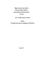 Referāts 'Latvijas žurnālu radītie stereotipi par sievietēm', 1.