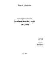 Referāts 'Pretošanās kustība Latvijā no 1944.-1990.gadam', 1.