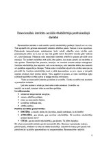 Referāts 'Emocionālais intelekts sociālā rehabilitētāja profesionālajā darbībā', 5.