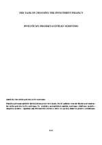 Referāts 'Investīciju projekta izvēles uzdevums', 1.