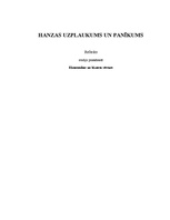 Referāts 'Hanzas uzplaukums un panīkums', 1.