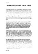 Konspekts 'Ietekmīgākās politiskās partijas Latvijā', 1.