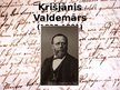 Prezentācija 'Krišjānis Valdemārs', 1.