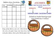 Konspekts 'Lietvārdu vārdnīca', 4.