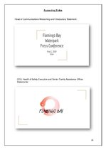 Biznesa plāns 'Press Conference/Crisis Management', 16.