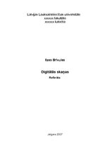 Konspekts 'Digitālās skaņas', 1.