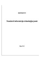 Konspekts 'Standarti informāciju tehnoloģiju jomā', 1.