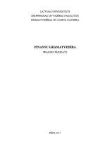 Prakses atskaite 'Finanšu analīze SIA "Venden"', 1.