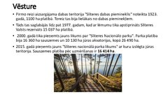Prezentācija 'Slīteres Nacionālais parks', 3.