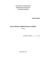 Referāts 'Senās Romas arheoloģijas izpēte', 7.