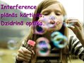 Prezentācija 'Interference plānās kārtiņās, dzidrinātā optika', 2.
